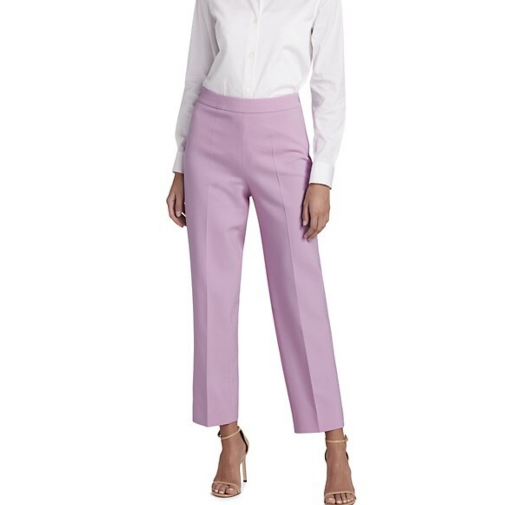 🔥EUC OSCAR DE LA RENTA STRAIGHT LEGS ANKLE PANTS.
